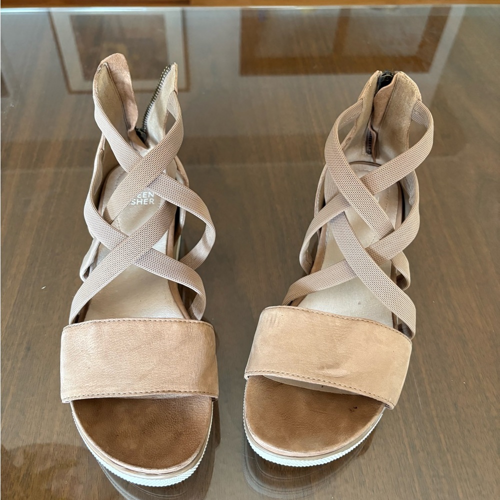 Eileen Fisher Tan Sandals Size 8